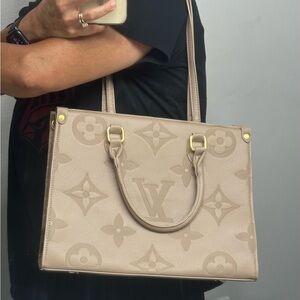 Large dark beige Tote